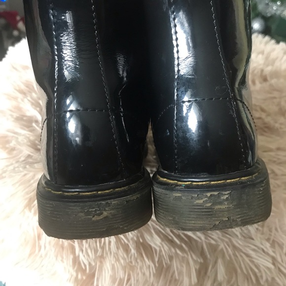 Dr Martens Delaney Sz 3 Black Patent - Picture 4 of 9